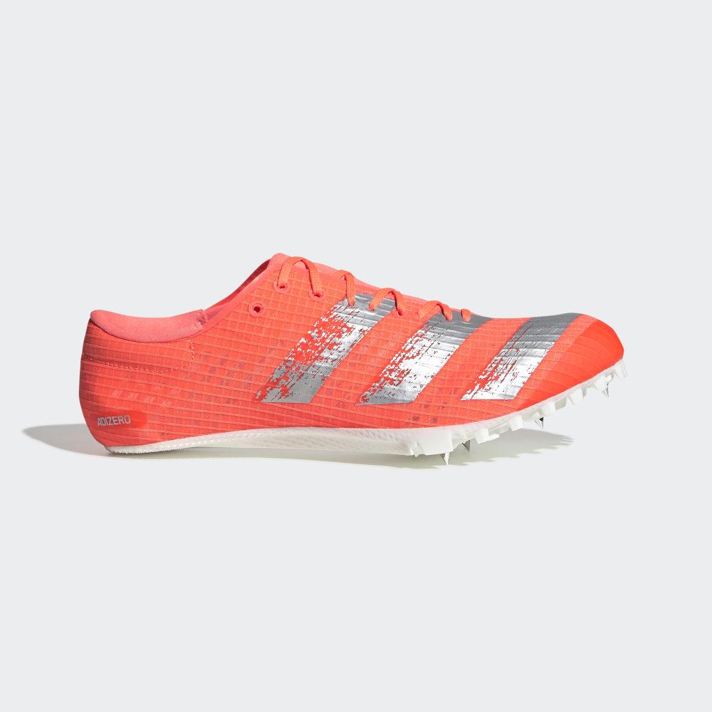Adidasi Alergare Adidas Adizero Finesse Dama Romania - Corai/Argintii Metal/Albi EE4598